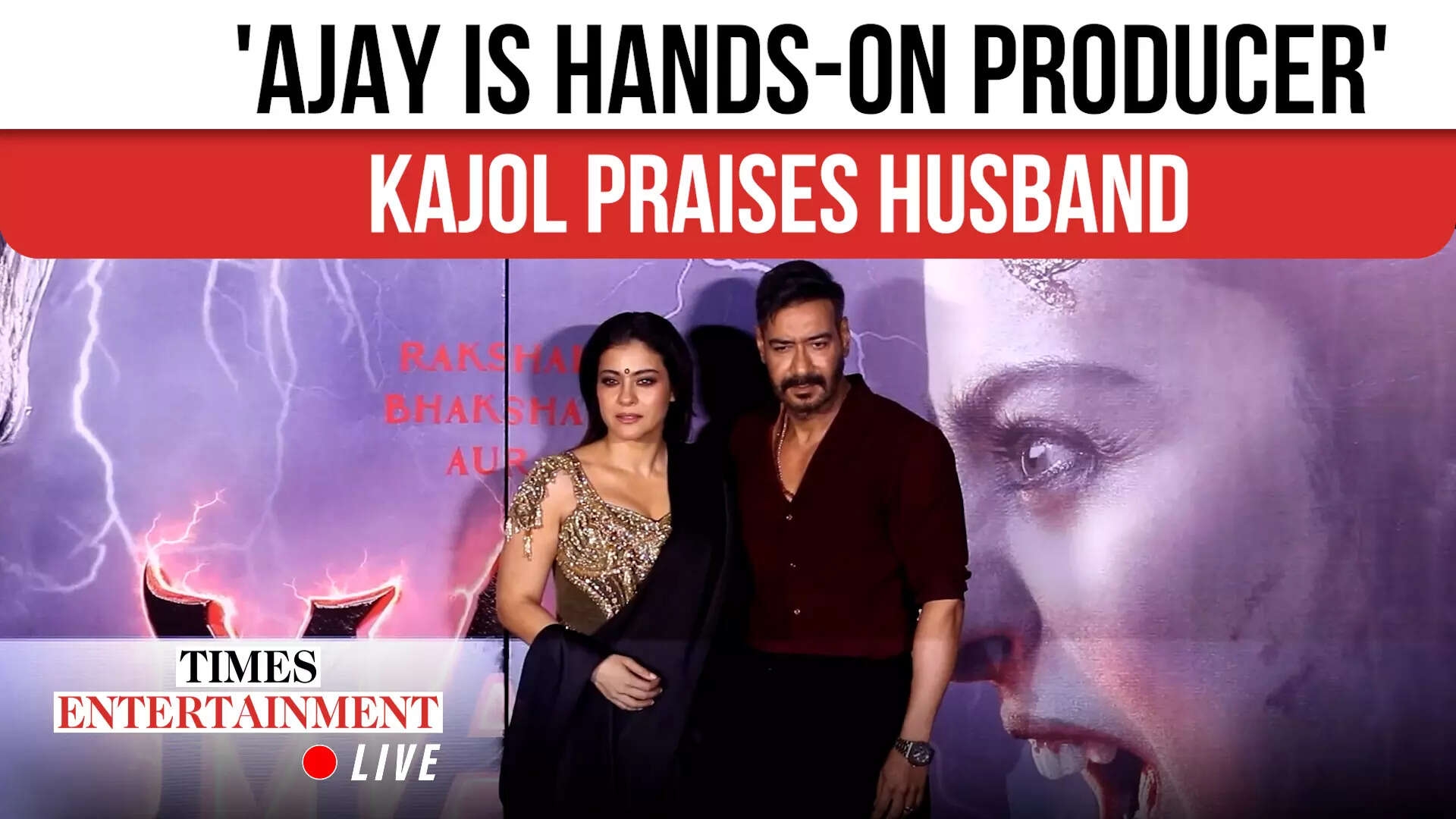 Kajol Praises Husband Ajay Devgn as Hands-On Producer of Her Comeback Film ‘Maa'