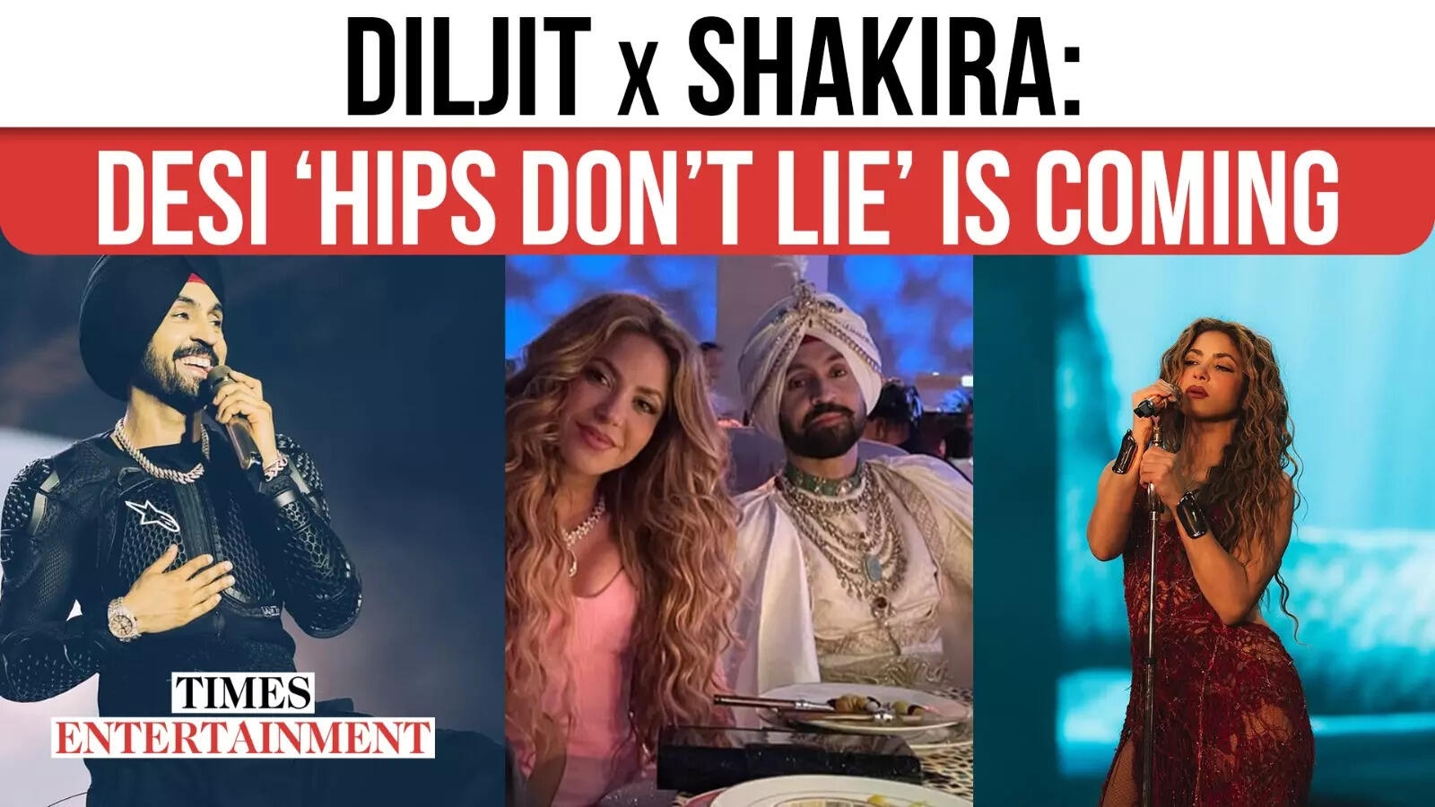 DILJIT x SHAKIRA? Desi Hips Don't Lie Collab Hinted