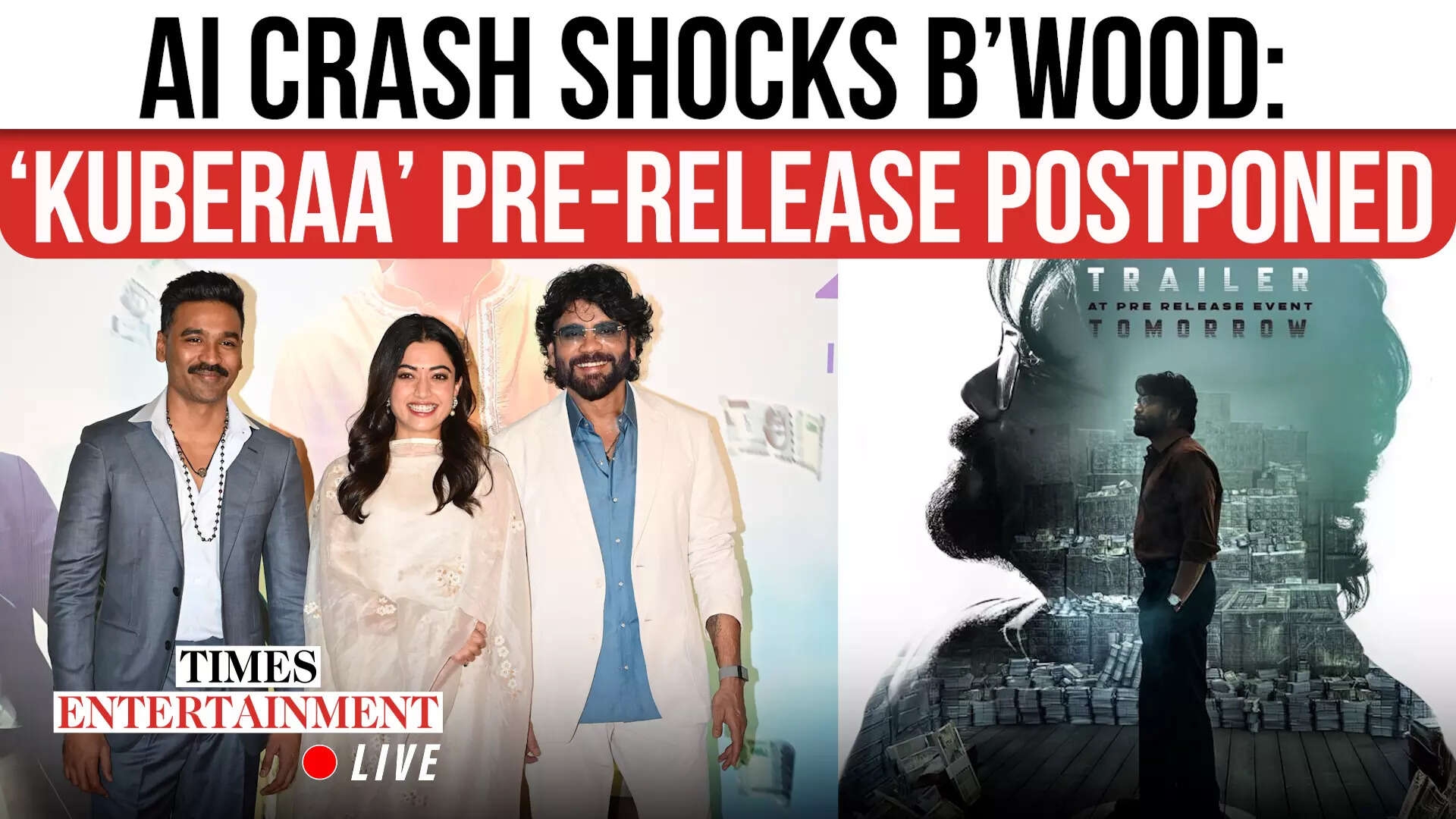 Kuberaa Pre-Release Event Postponed After Air India Plane Crash Tragedy