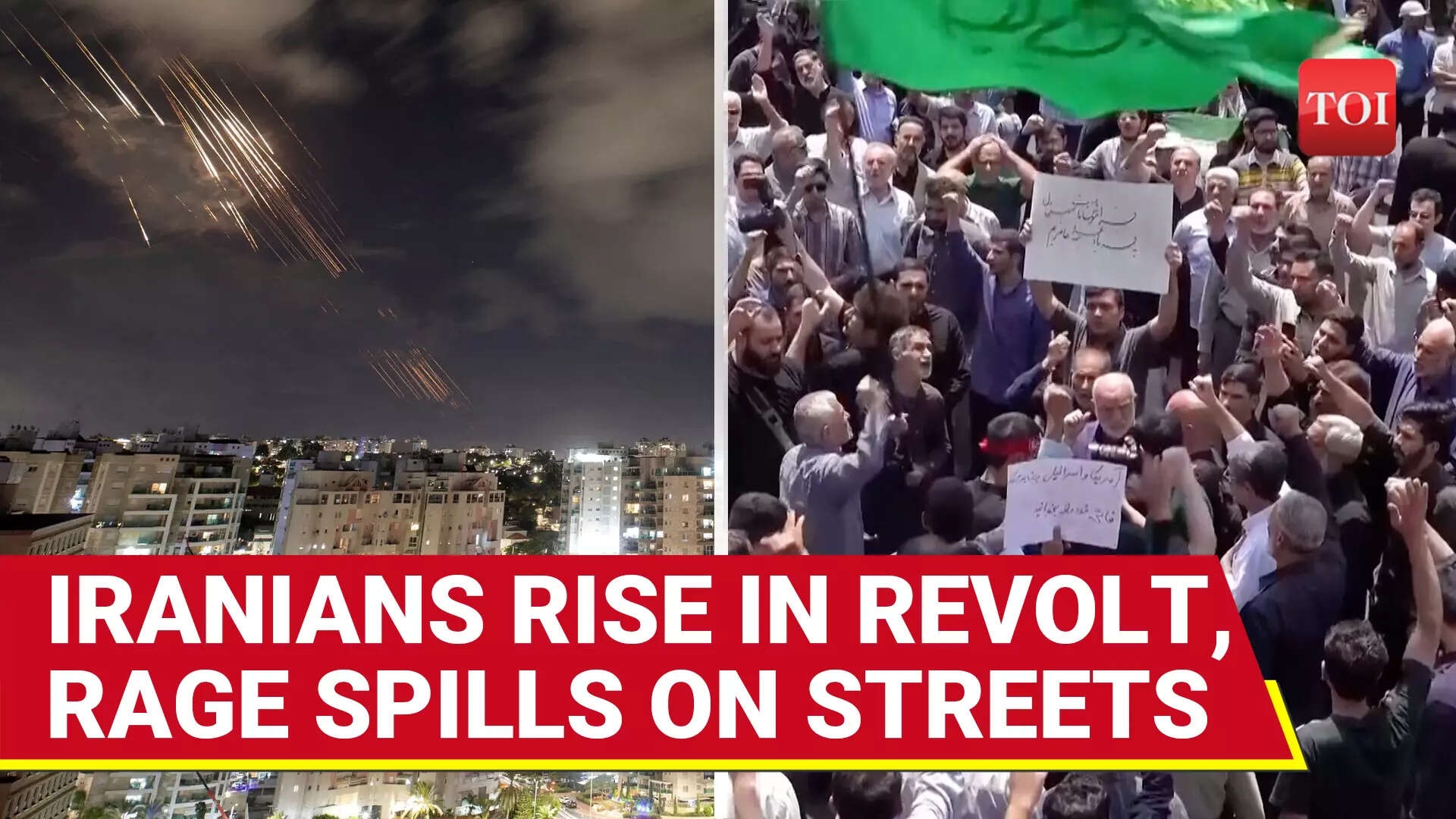 'Death To America" Chants Echo Across Iran After Khamenei Vows ‘UNLIMITED REVENGE' On Israel