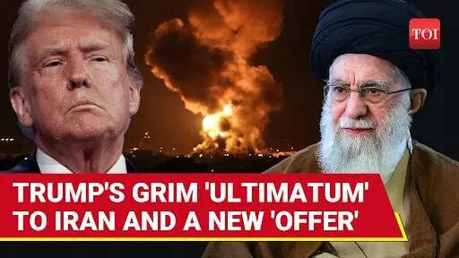 'Don't Target...': Trump FIERCE Warning To Tehran And New 'Deal' Offer As IDF Missiles Fly Over Iran
