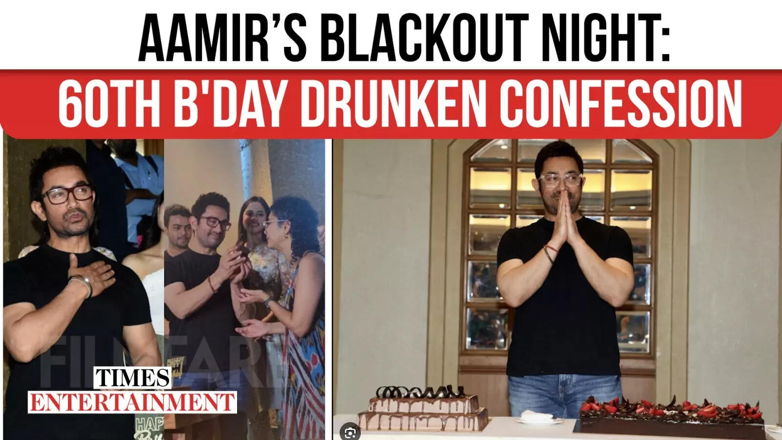 Aamir Khan Gets Tipsy & Blackout on His 60th Birthday