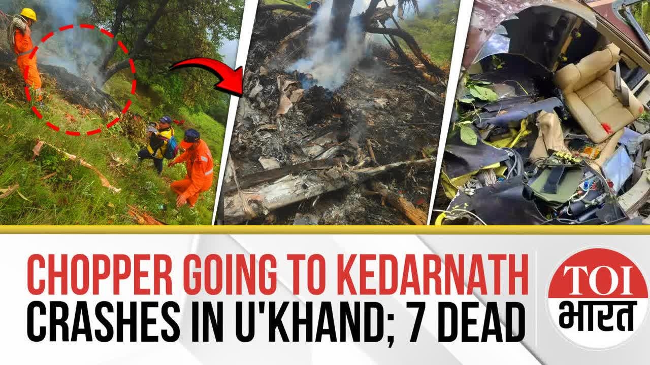 Days After Air India Mishap, 7 Dead In Kedarnath Helicopter Crash In Uttarakhand