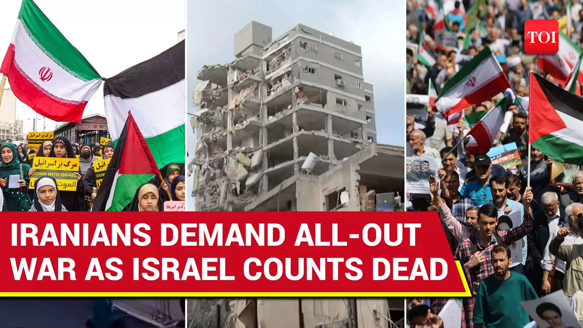 Thousands Of Iranians Demand Full-Scale War As Death Toll Mounts In Israel