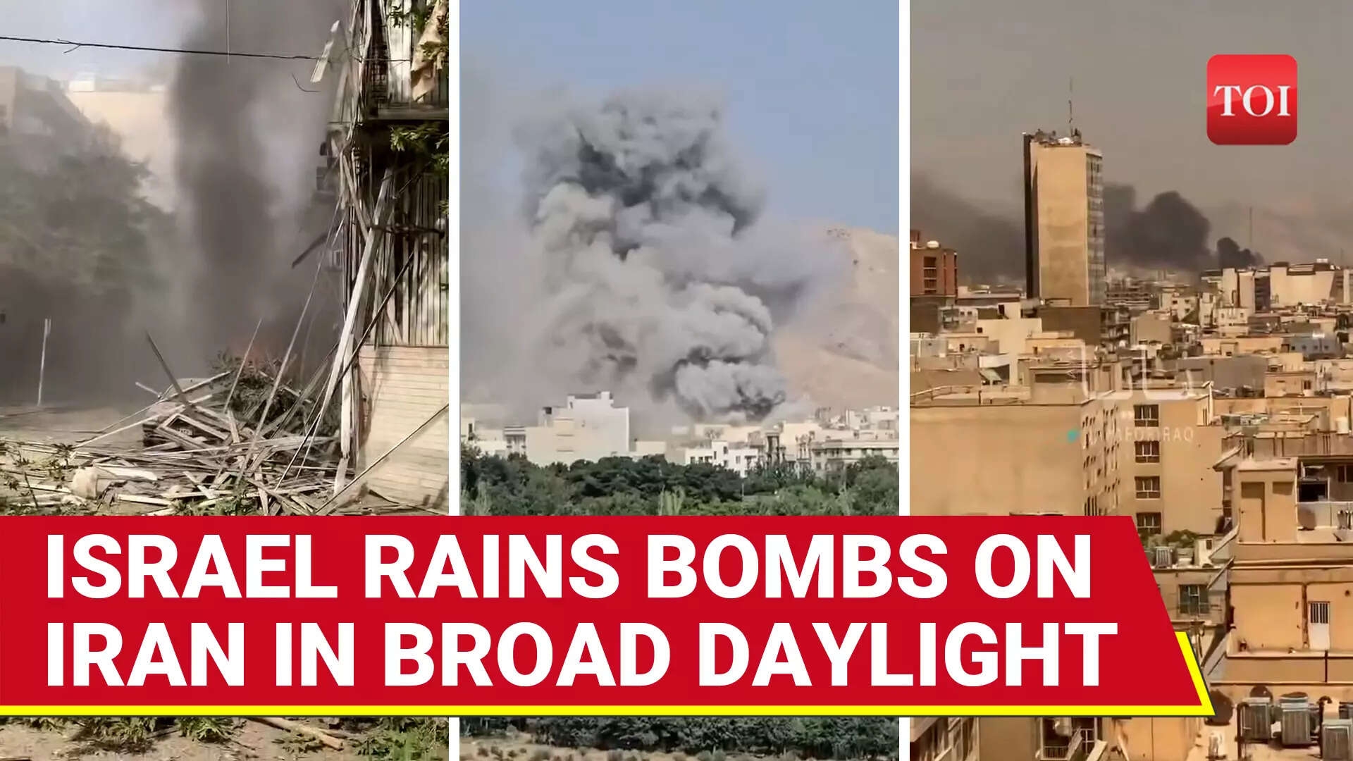 Israeli Forces Storm Tehran? Gunfire, Explosions As IDF Bombs Iranian Capital
