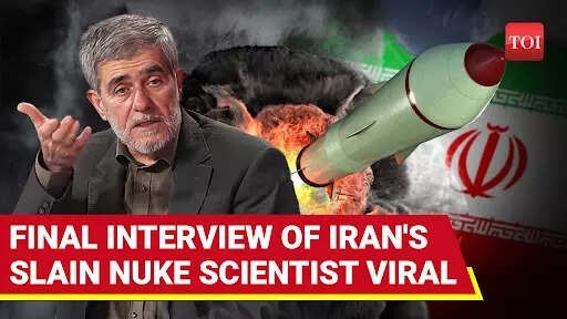 Iran's Nuclear Scientist Makes Big Reveal In Last Interview Before Israeli Strike Killed Him
