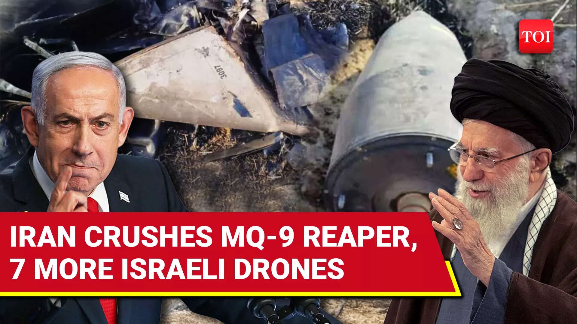 Israeli Drones 'Fail To Pierce' Iranian Airspace; U.S.-Made MQ-9 Reaper 'Bites Dust'