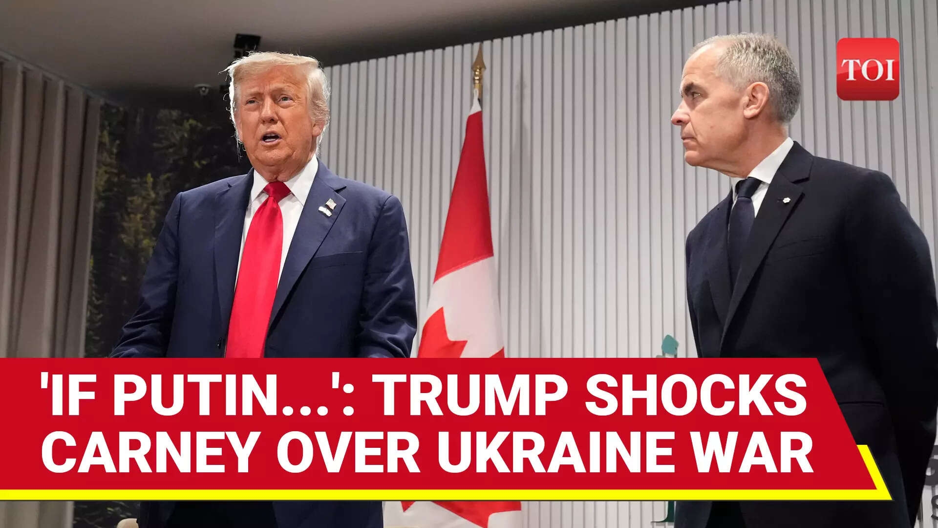 Trump Shocks Mark Carney With Putin Googly; 'If He Were Here...'