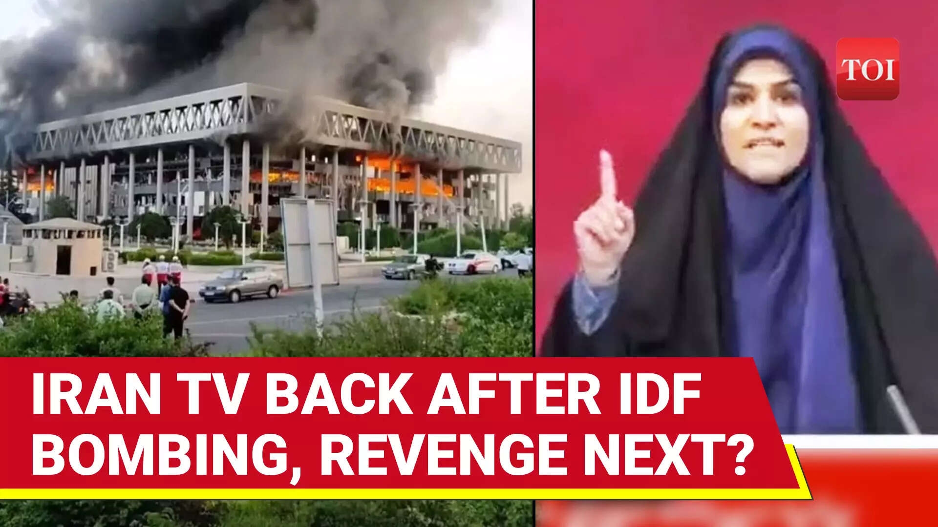 'Evacuate NOW': Iran's Terrifying BOMBING Threat To Israeli Media Houses After State TV Attack