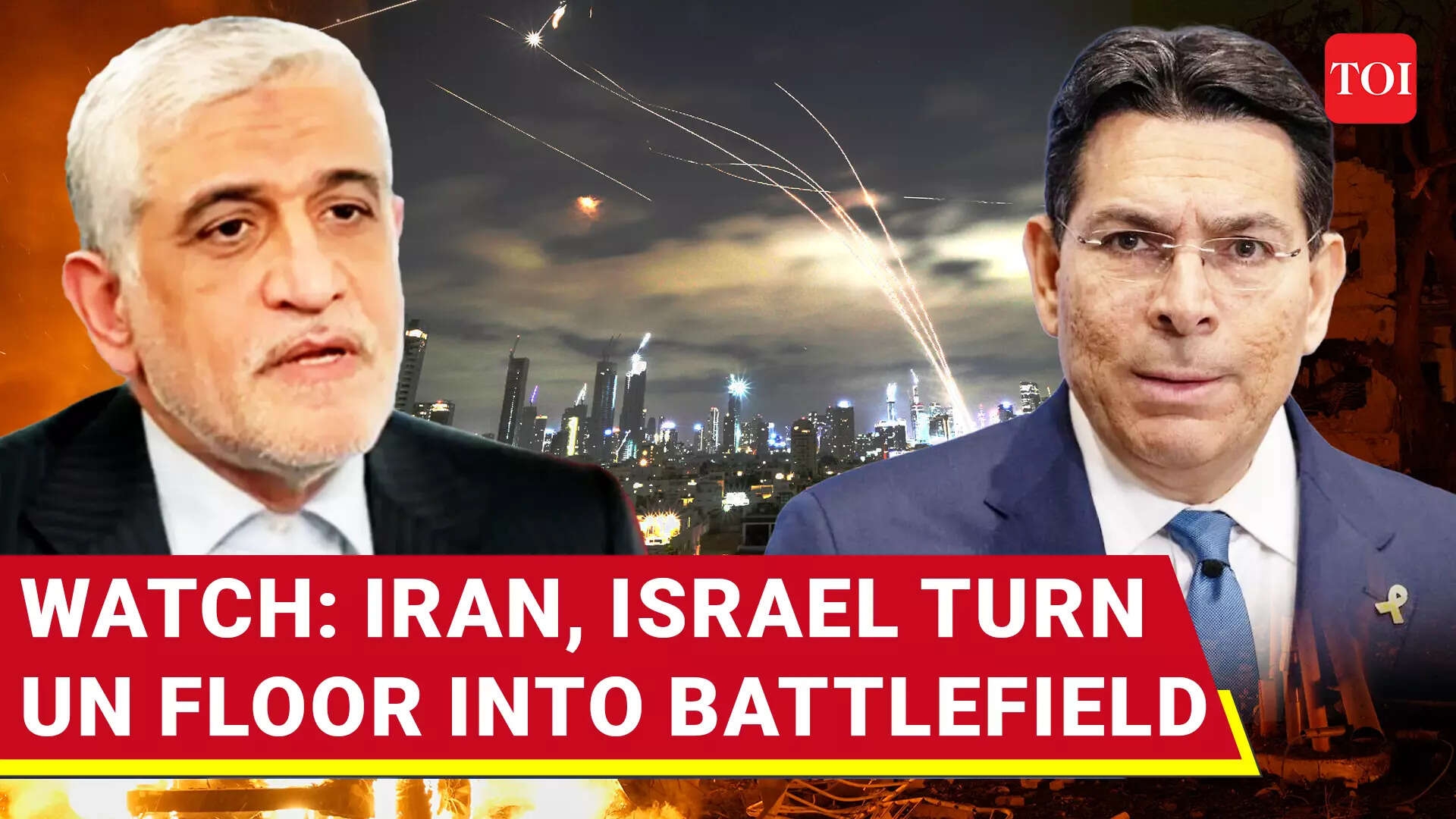 After Missiles, Iran, Israel Throw Verbal Punches At UN Over Civilian Death Toll From Airstrikes