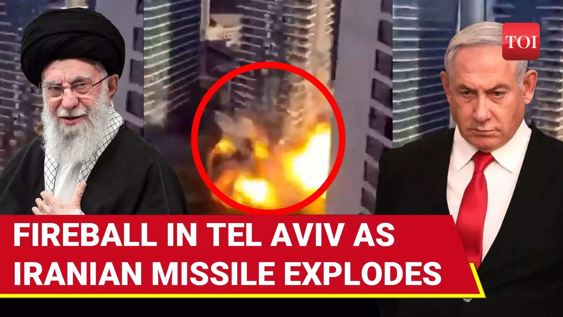Huge FIREBALL As Iranian Missile Dodges Iron Dome, Explodes In Between Tel Aviv Skyscrapers
