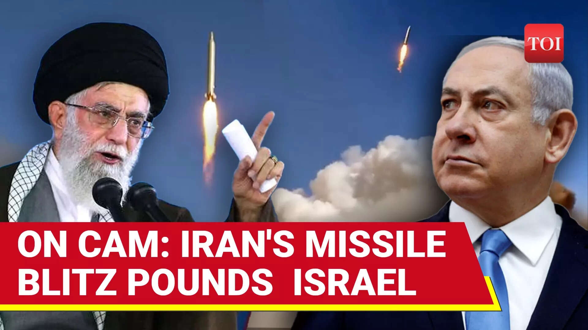 On Cam: Iran IRGC's BLAZING MISSILE FURY On Entire Israel; Iron Dome Knocked Out?