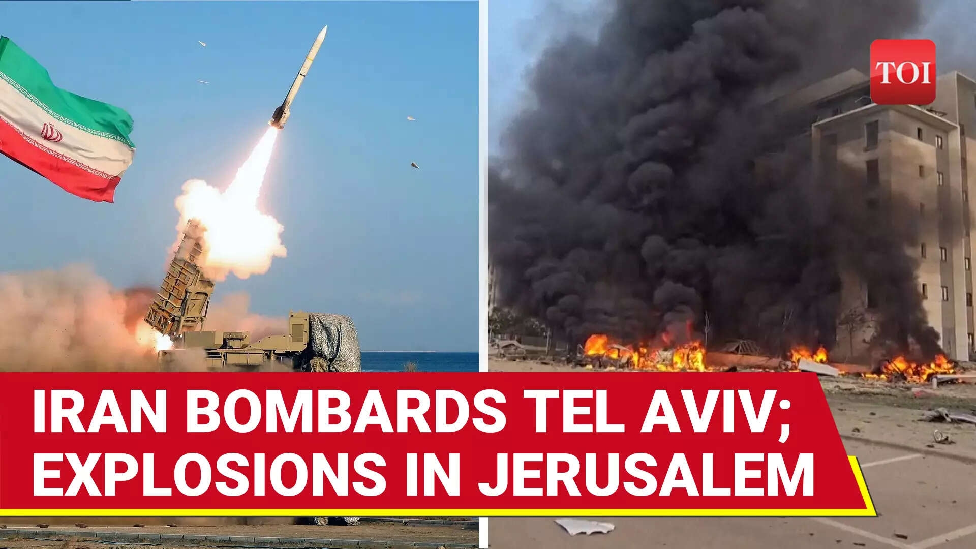 EXPLOSIONS Rock Tel Aviv, Jerusalem; Iran Ballistic Missiles Outfox Iranian Defences Over Haifa