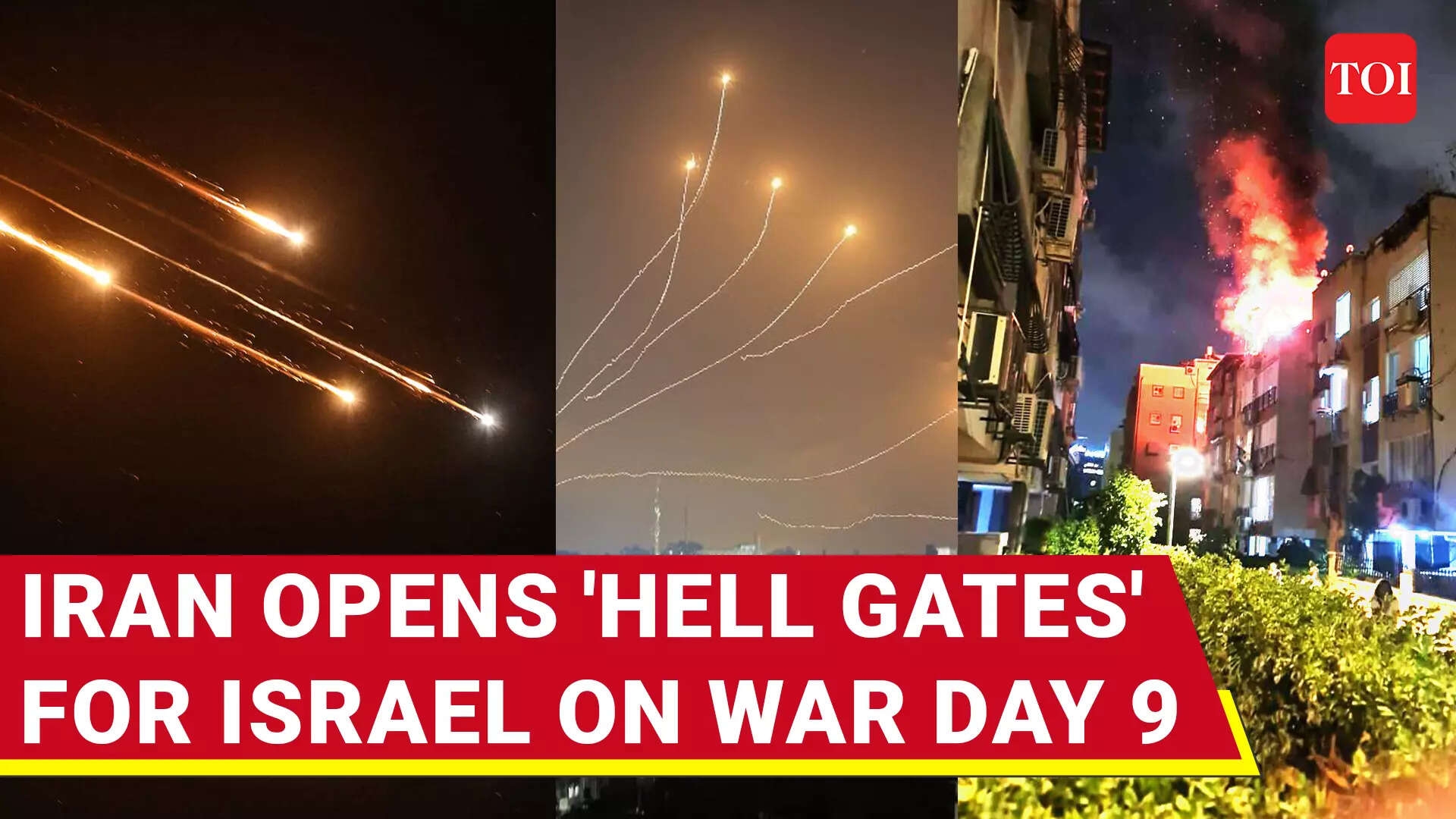 Iran's 'MONSTERS' Bombard Tel Aviv, Overwhelm Iron Dome