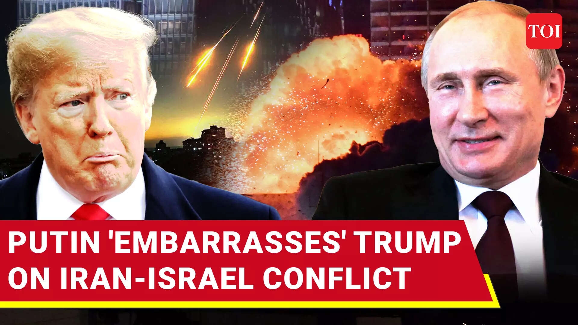 Putin Leaves Trump Red-Faced On Mediating Iran-Israel War: 'Never Sought That Role'