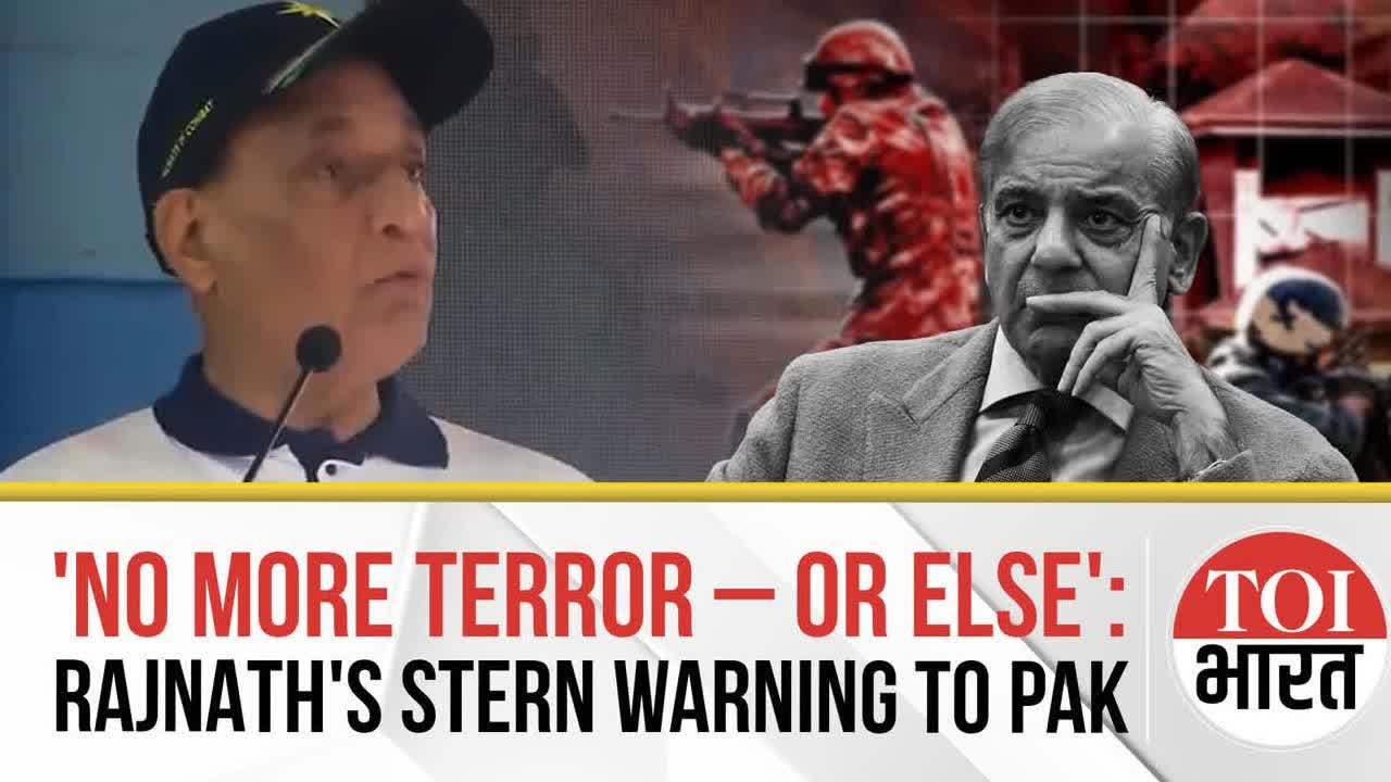 'Next Time, We will...': Rajnath Singh's Chilling Final Warning to Pakistan on Terror
