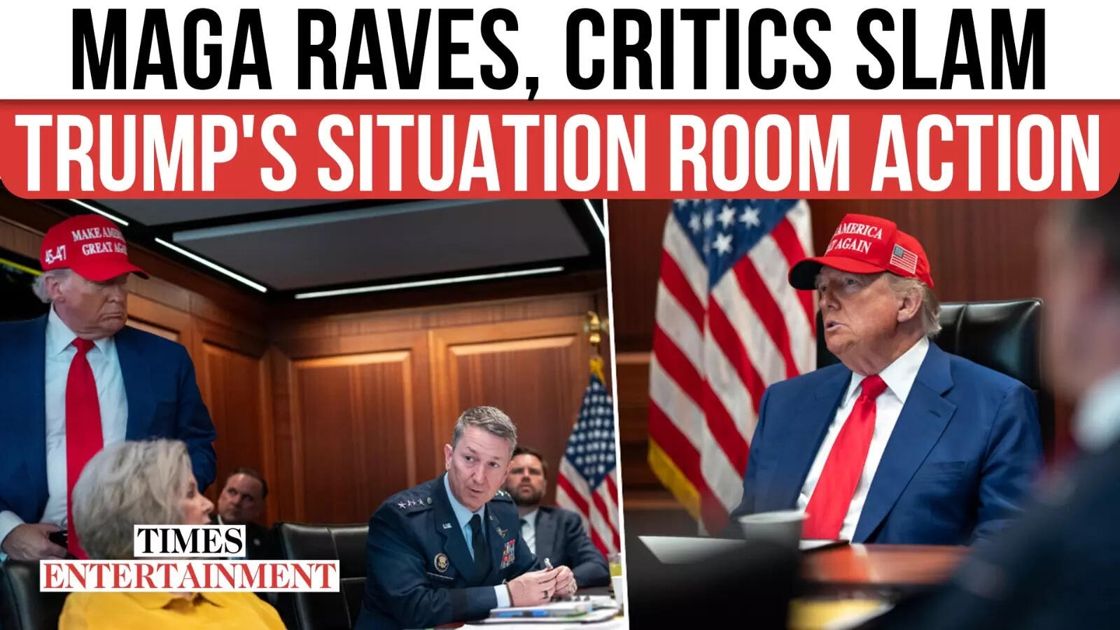 Trump's Situation Room Gesture Fires Up Intense Debate Online