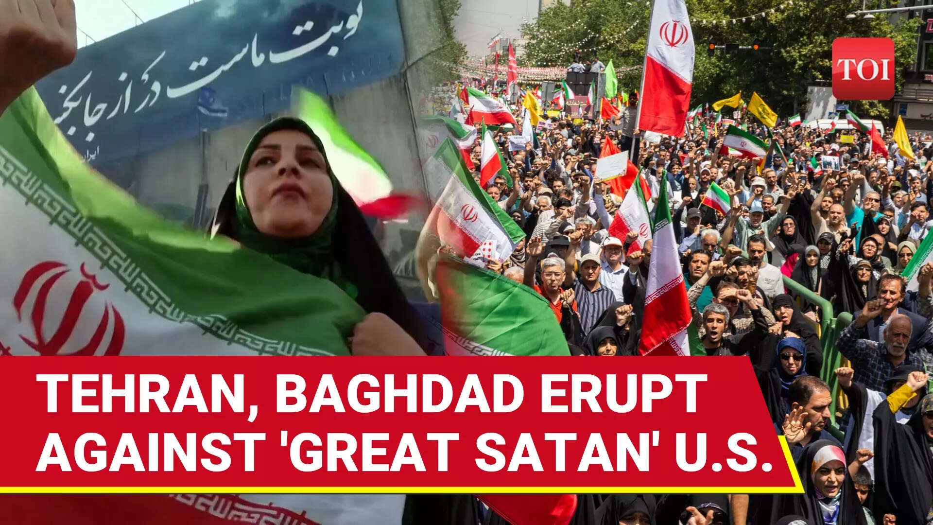 'No Surrender, Will Fight U.S.': Iran, Iraq Erupt In Rage Against Trump; Boost For Khamenei Regime