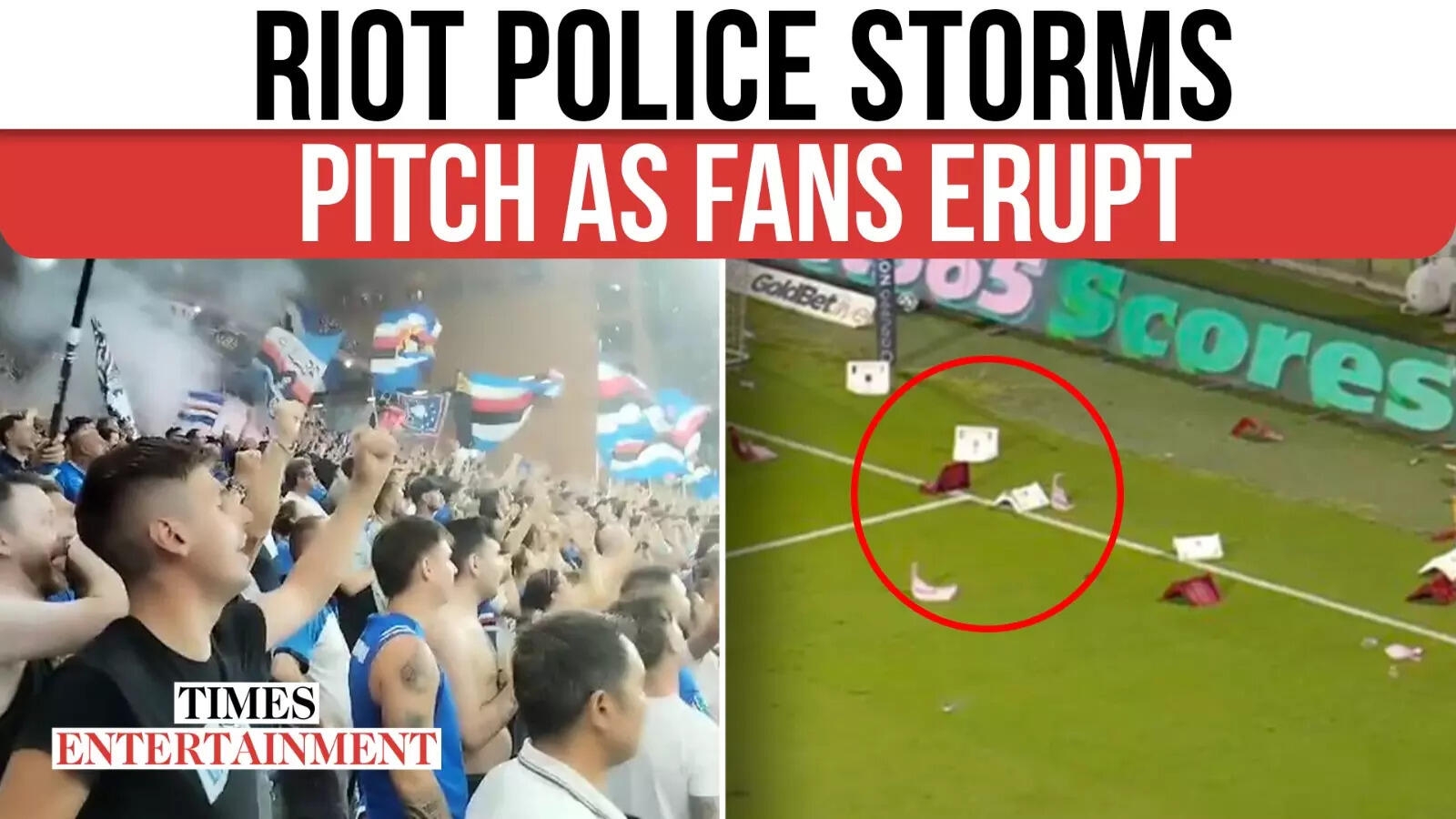Flares, Fury, Forfeit: Italian Playoff Spirals into Mayhem
