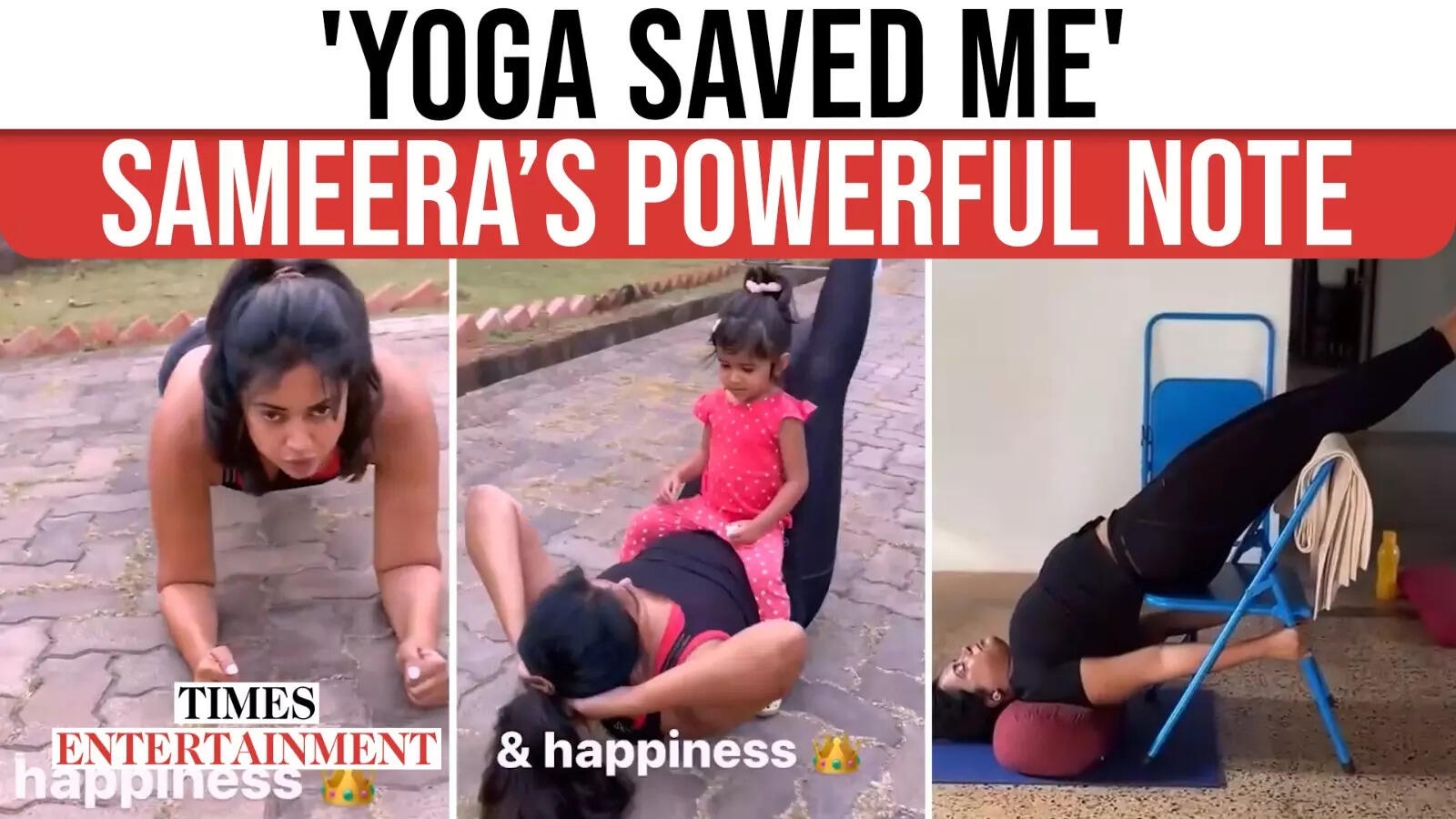 Sameera Reddy's Healing Journey Through Yoga