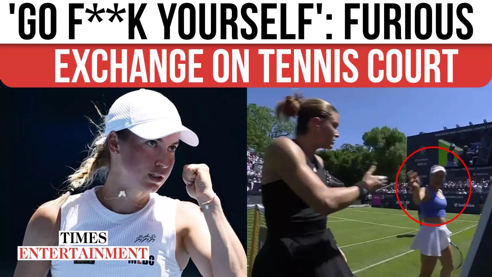 Ugly Tennis Bust-Up At Bad Homburg Open, Sakkari & Putintseva Snap On Court