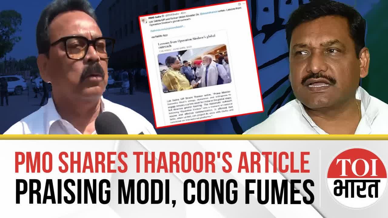 PMO Shares Tharoor's Article Calling Modi 'Prime Asset' On X, Cong Leadership Likely To Irk