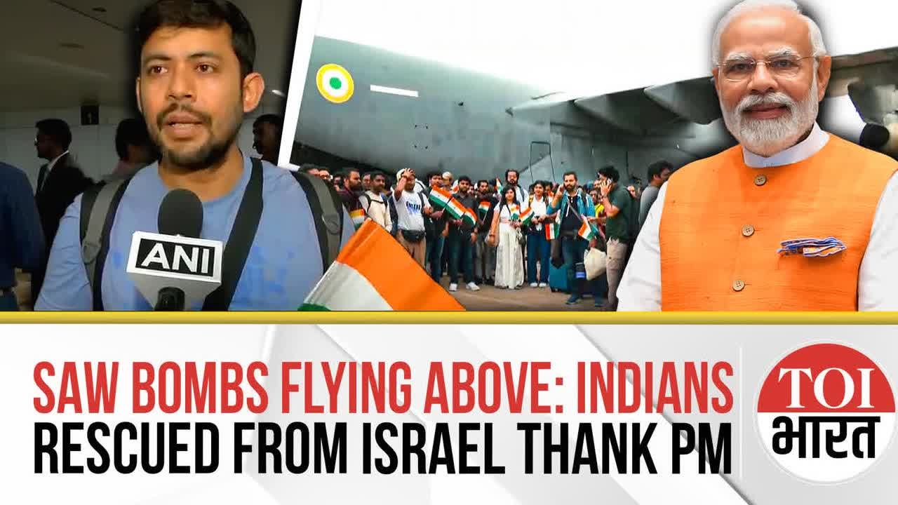 'We Saw Bombs Flying Above Us': First Batch of Indians Evacuated From Israel Recount Horror of War