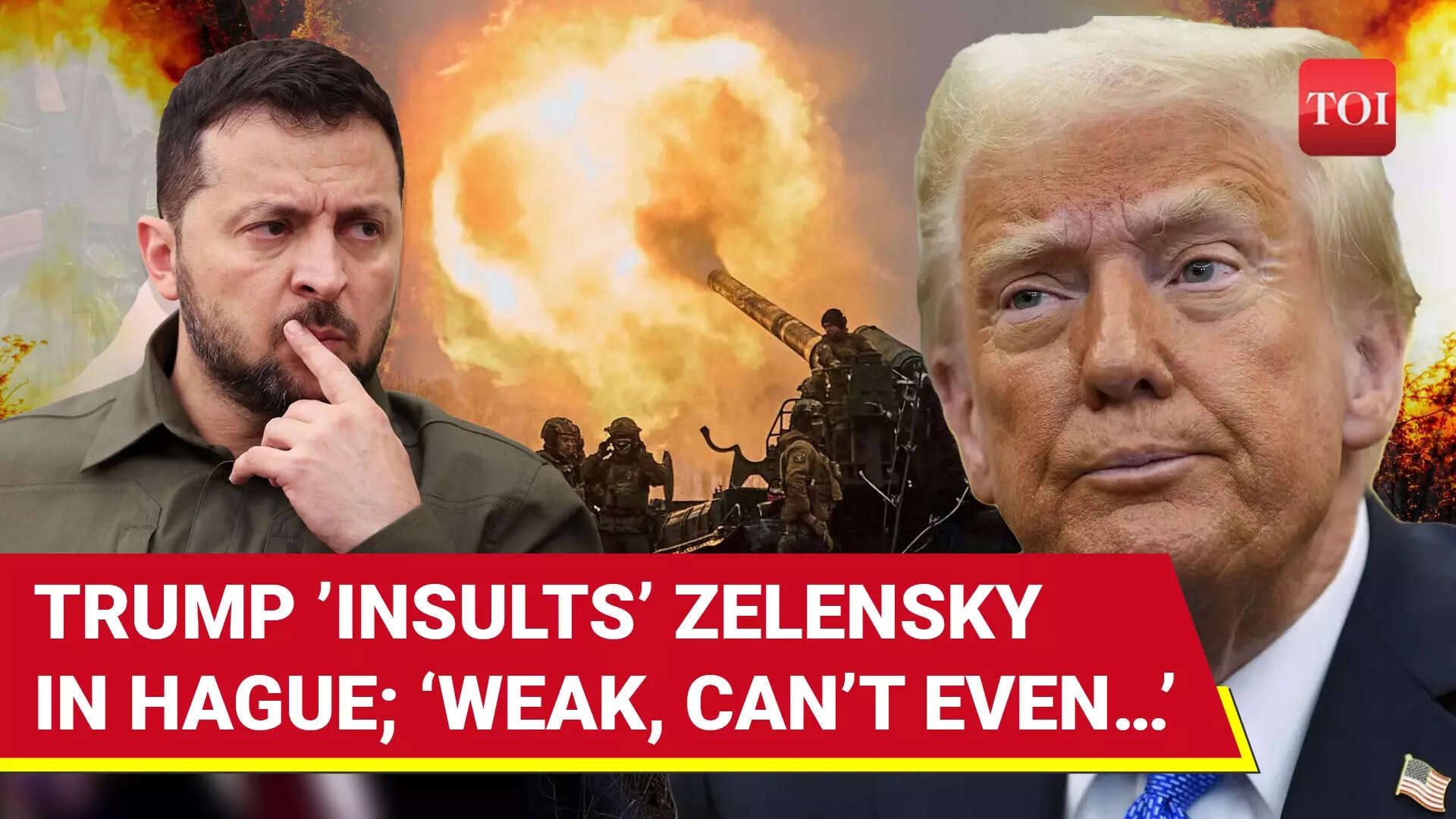 Trump ‘Humiliates' Zelensky In The Hague Ahead Of NATO Talks; ‘Well, It Shows Weakness…'