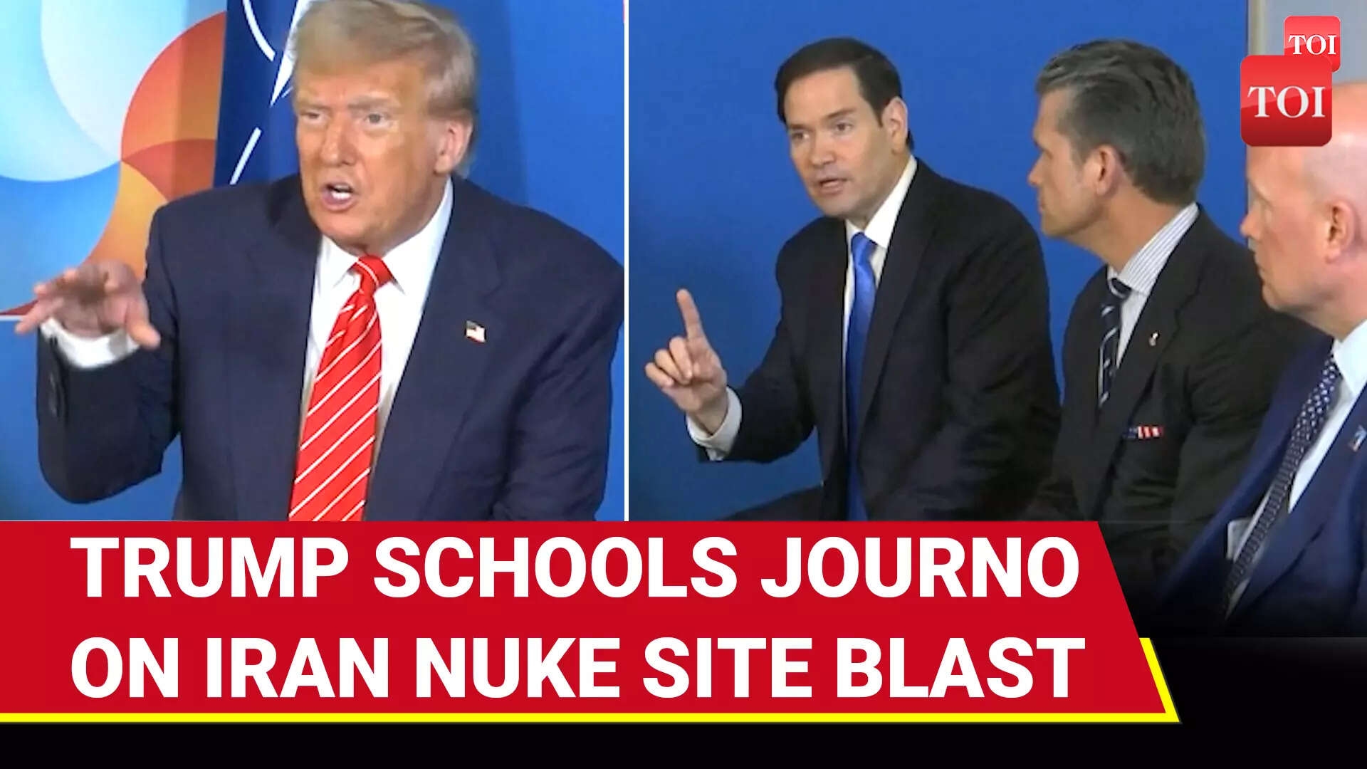Trump Trashes Intel Report, Doubles Down On ‘Iran Nuclear Sites Obliterated'