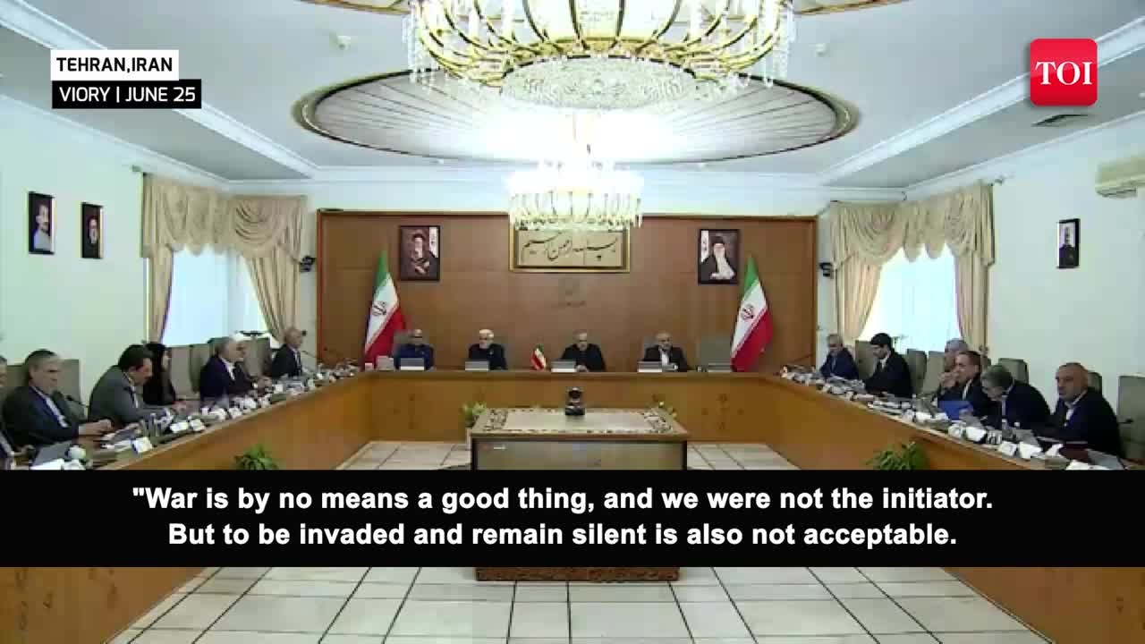 'Fought Bravely...': Iran President Lauds Iranian Public and Forces After 12-Day War With Israel