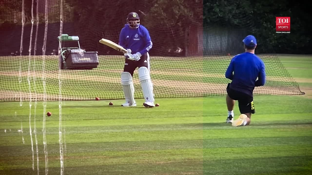 India Sweat it out at the Nets in Birmingham Ahead of the 2nd Test vs England