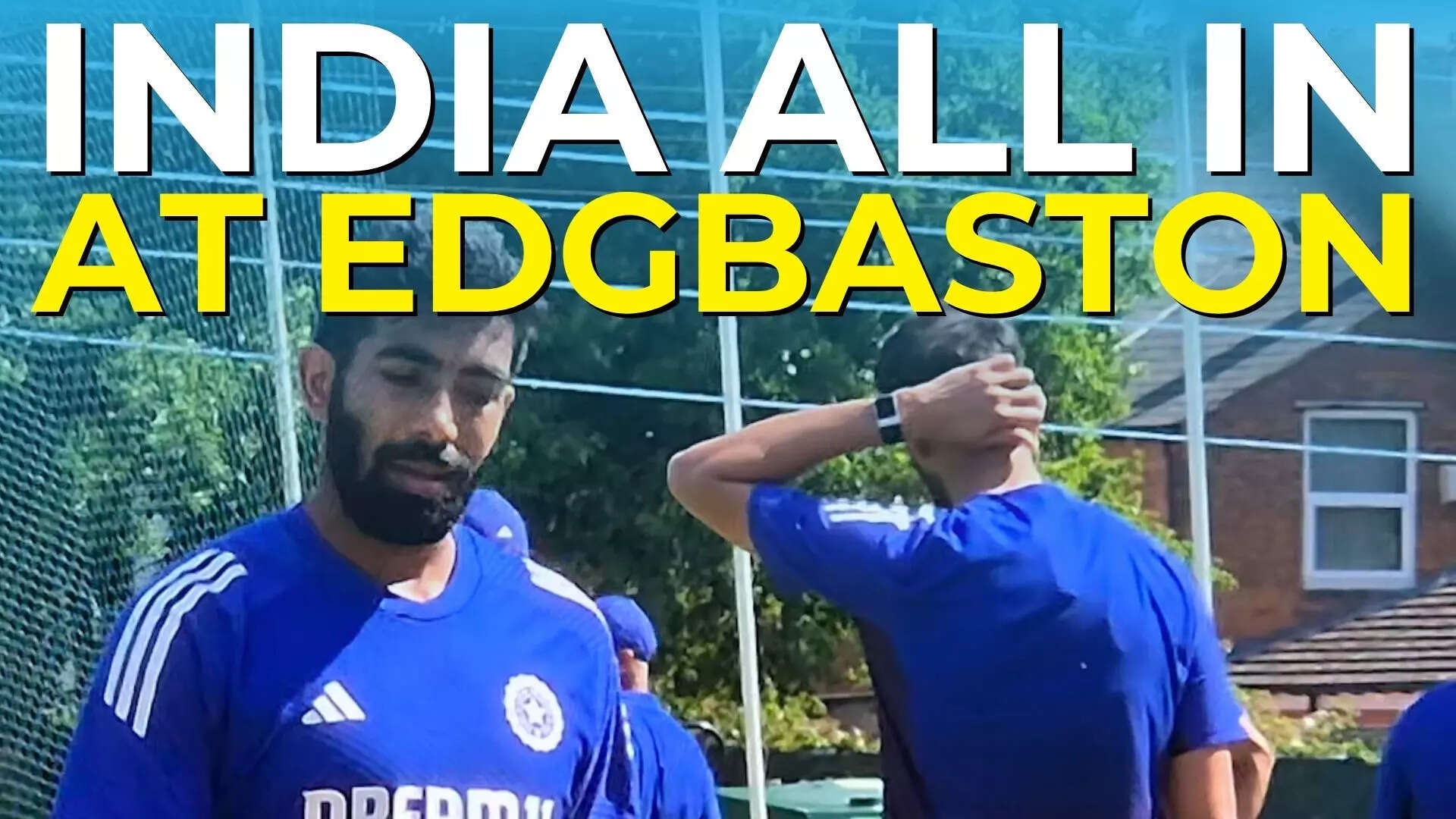 India's Day 2 at the Nets in Edgbaston
