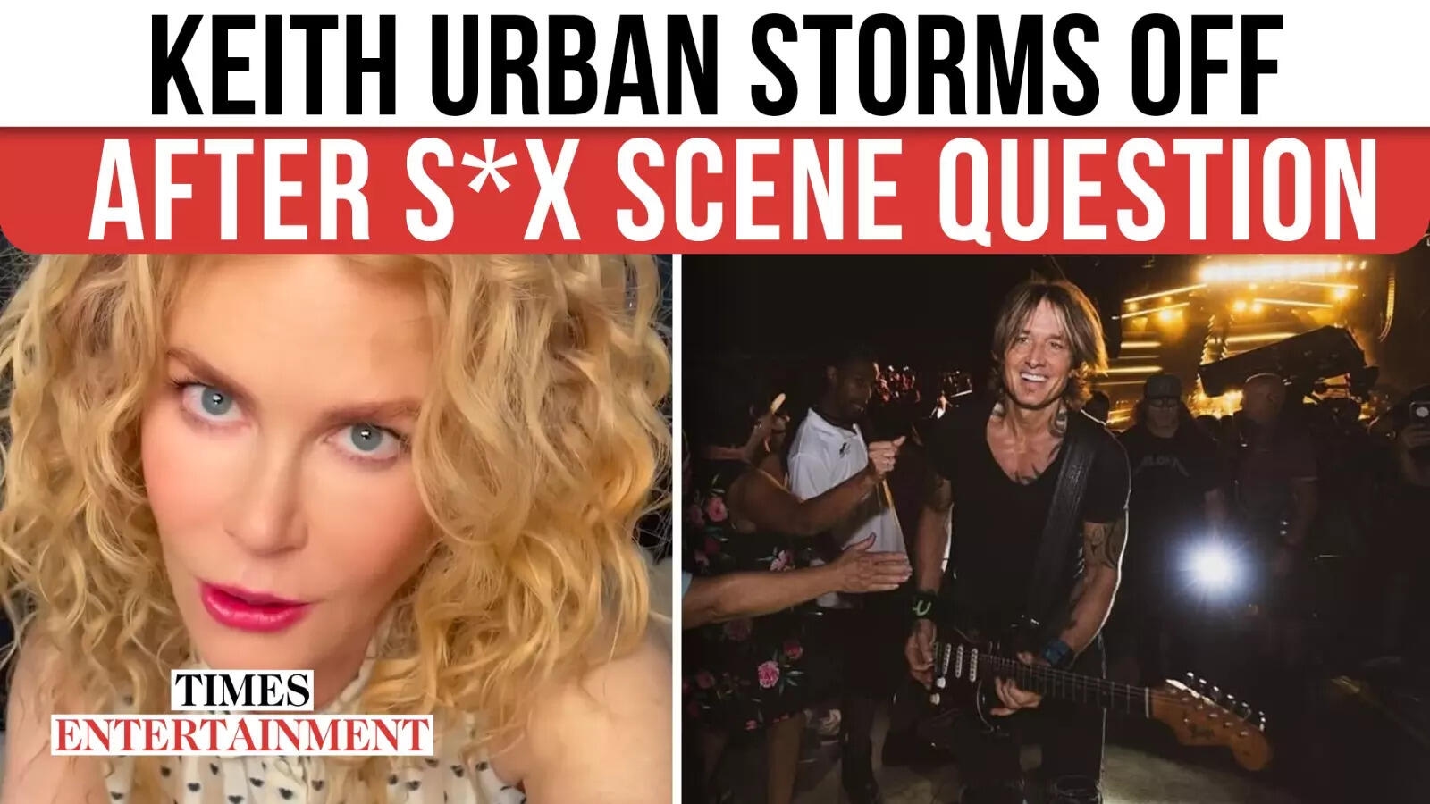 Keith Urban SNAPS & Leaves Interview Over Nicole Kidman's Bold Roles