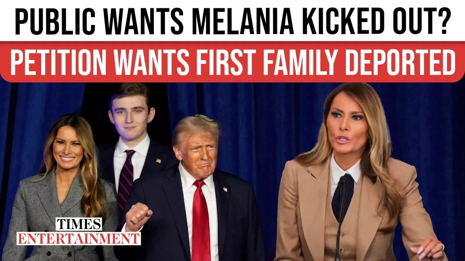 Melania, Barron, Her Parents? Americans Demand They're FIRST to Be DEPORTED