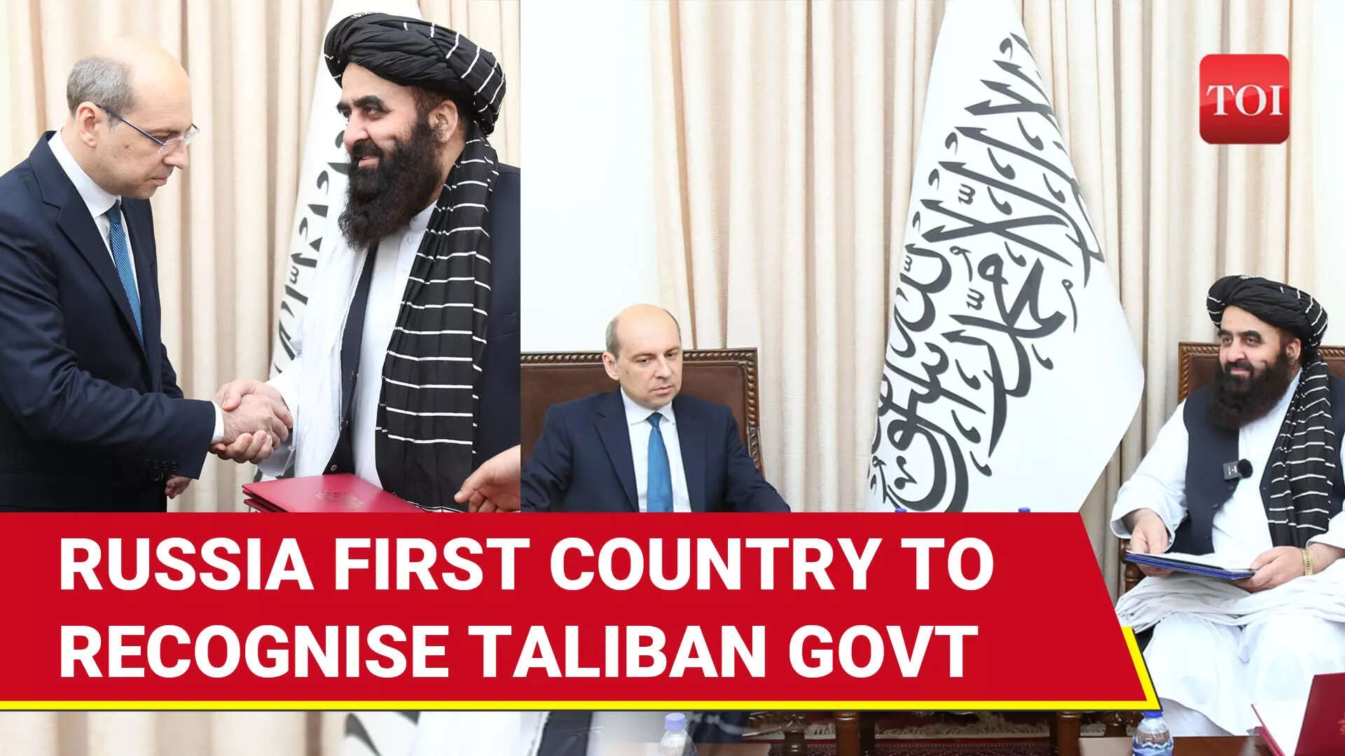 Putin CREATES History: Russia Becomes First Country To Recognise Afghanistan's Taliban Govt