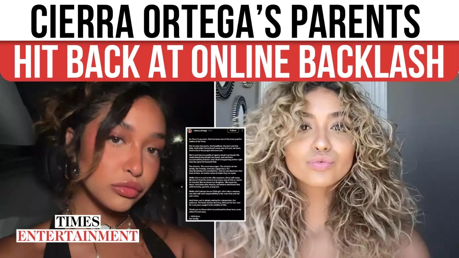 Love Island Star's Parents Slam ‘Cruel' Backlash Over Racist Post