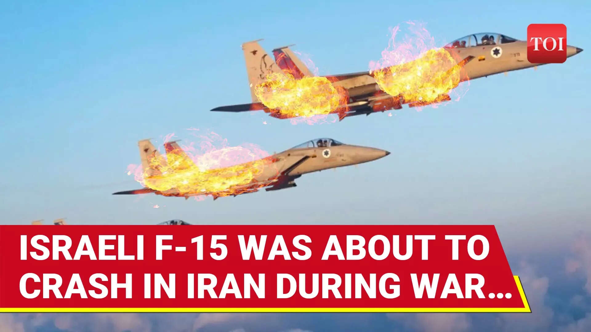 Israeli F-15 Jet Runs Out Of Fuel Amid War, Almost ‘CRASHES' In Iran. This Happened Next…