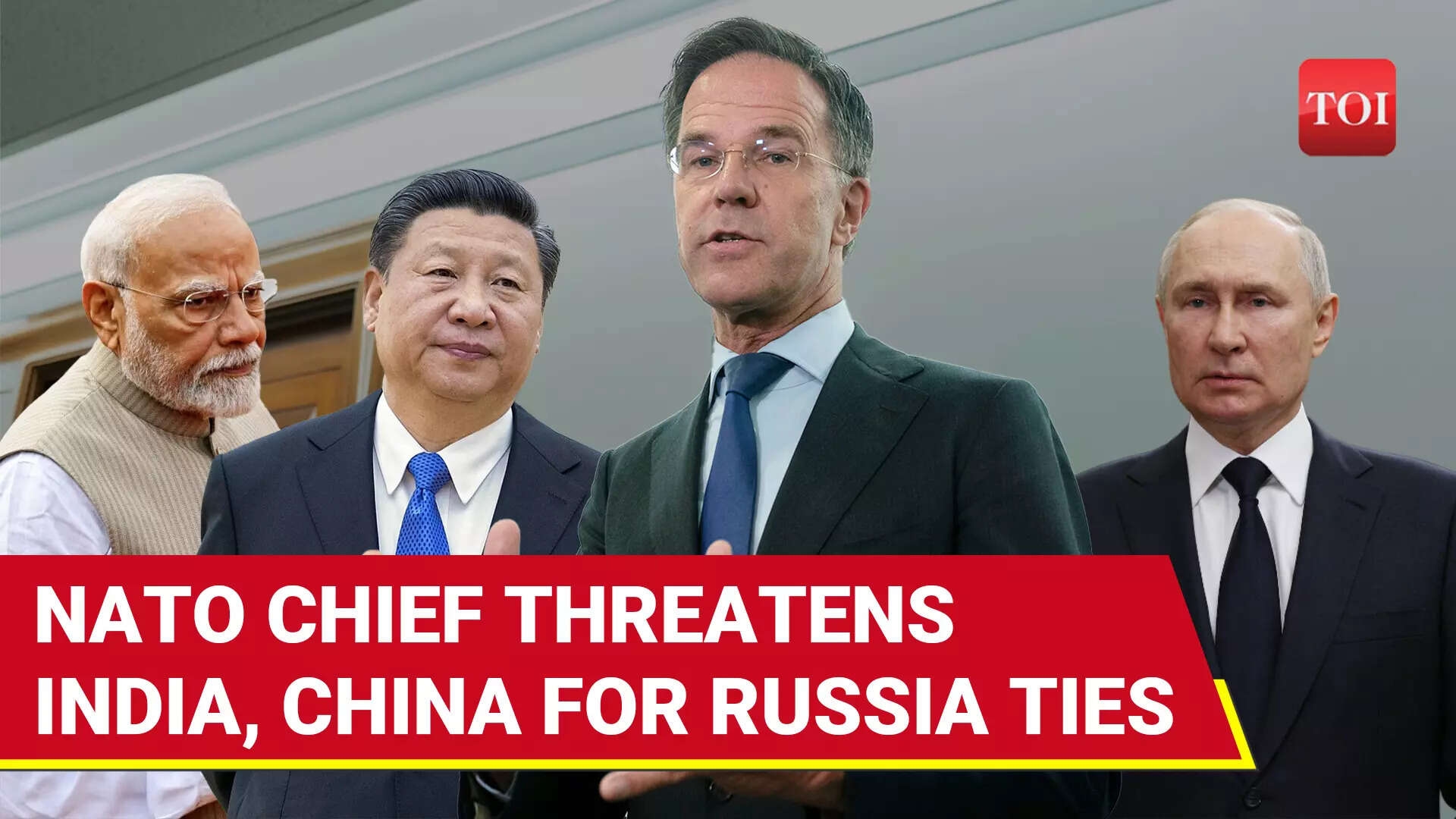 'Will Hit You Hard': NATO Chief's RARE THREAT To India, China, Brazil Over Russia Ties