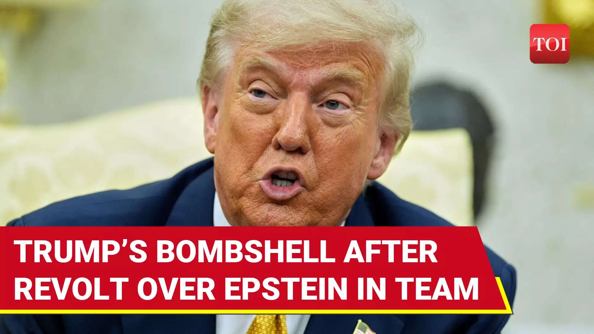 Trump Fumes As Republicans Revolt Over Epstein Case