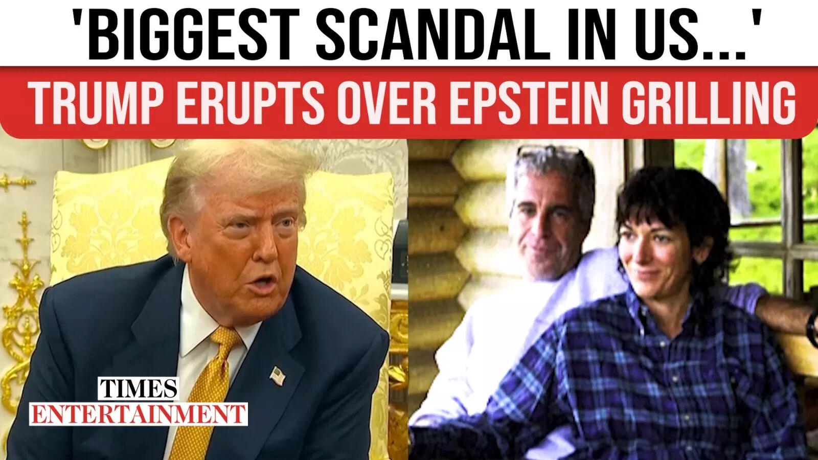 Trump On Fire Over Epstein Case, Blasts GOP & Dems: 'Pam Bondi Will Release What's Credible...'