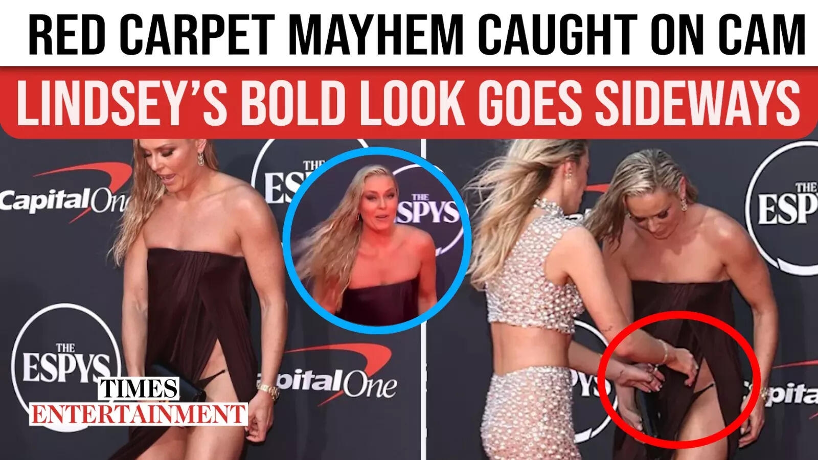 Lindsey Vonn's Risky Red Carpet Moment Sparks Frenzy; Athlete Reacts