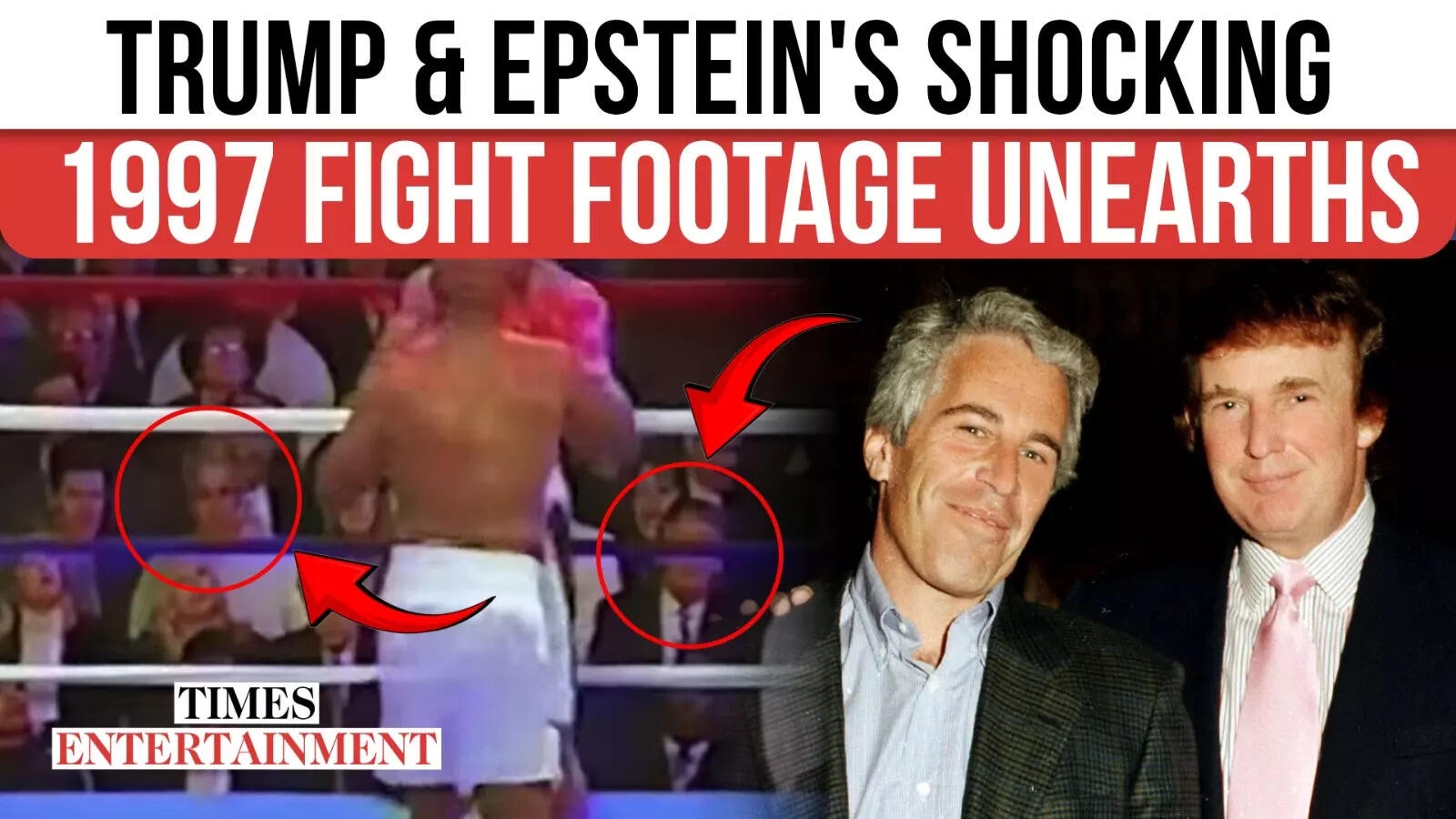 Trump & Epstein's Ringside Video Resurfaces As Files Release Controversy Heats Up