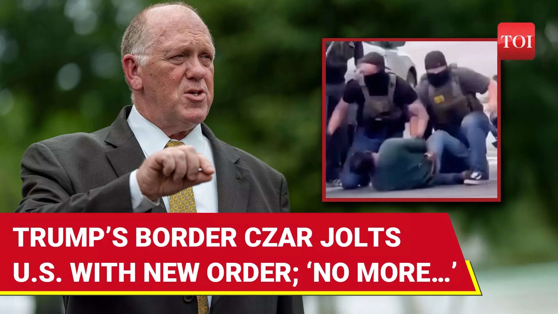 ‘No More Amnesty': Trump's Border Czar Issues Big Order Amid Deportation 'War'