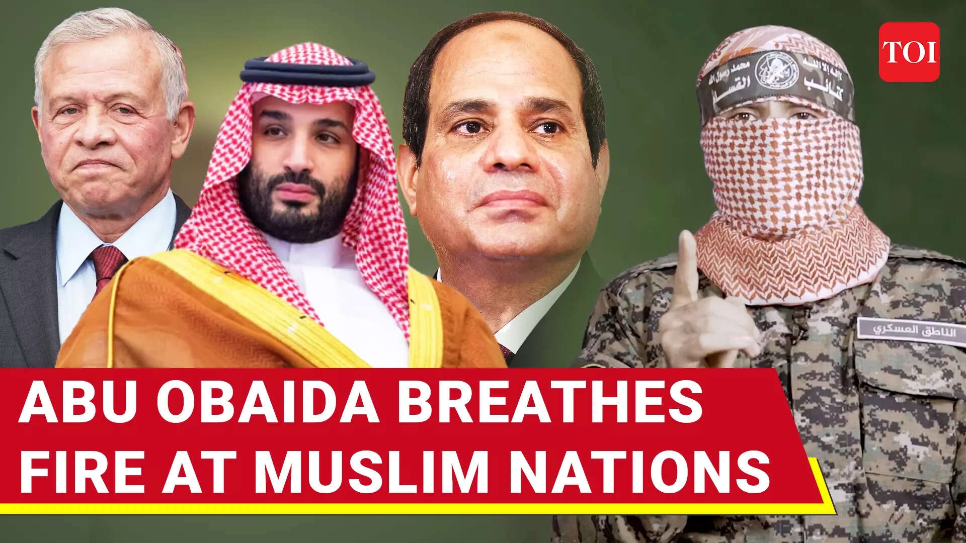 Hamas' Abu Obaida TORCHES Muslim Nations, Warns Israel On Hostages