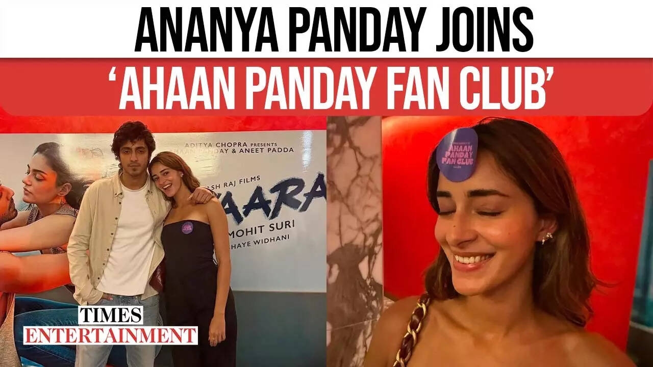 Ananya Panday Cheers Cousin Ahaan Panday's 'Saiyaara' Debut: 'A Star Is Born'