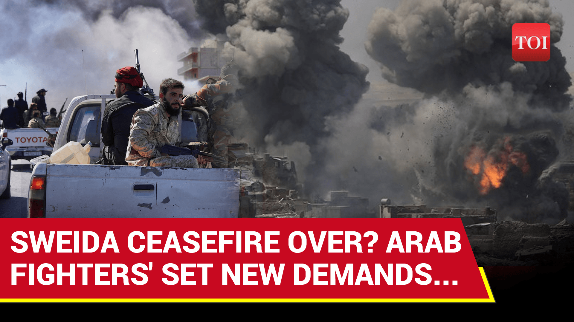 Bedouins Threaten War If Druze Leader Resists Truce In Sweida; Ceasefire At Risk