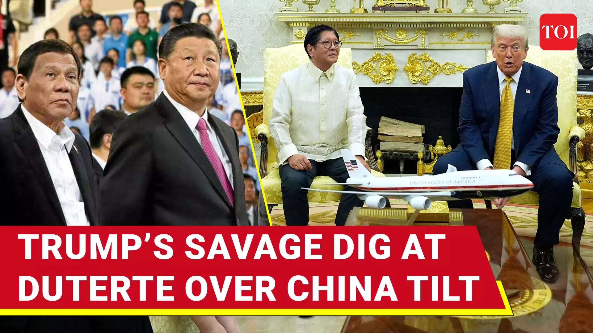 Trump Jibes Duterte For Philippines' China Pivot; Tells Marcos ‘It's Other President's Fault': Watch