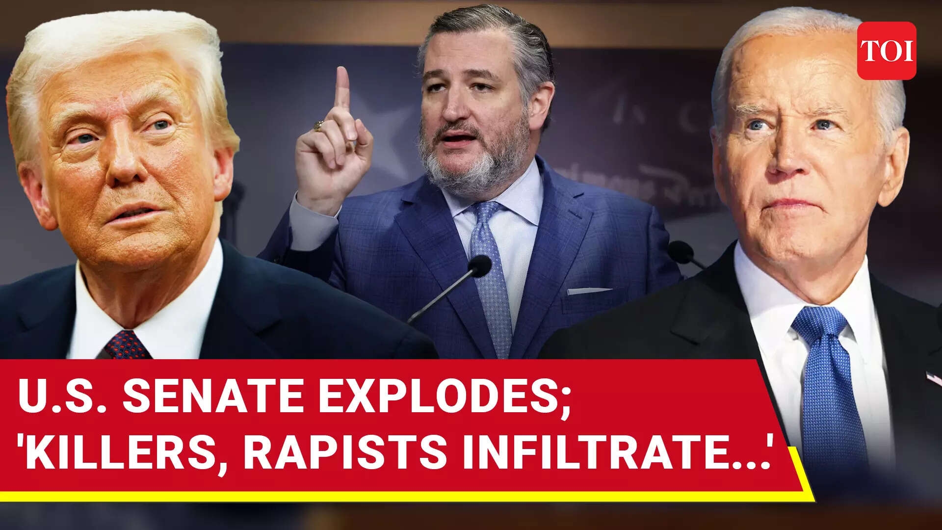 'Murderers, Rapists Welcomed': Trump Ally Ted Cruz Torches Dems, Biden Over 'Criminal Aliens'