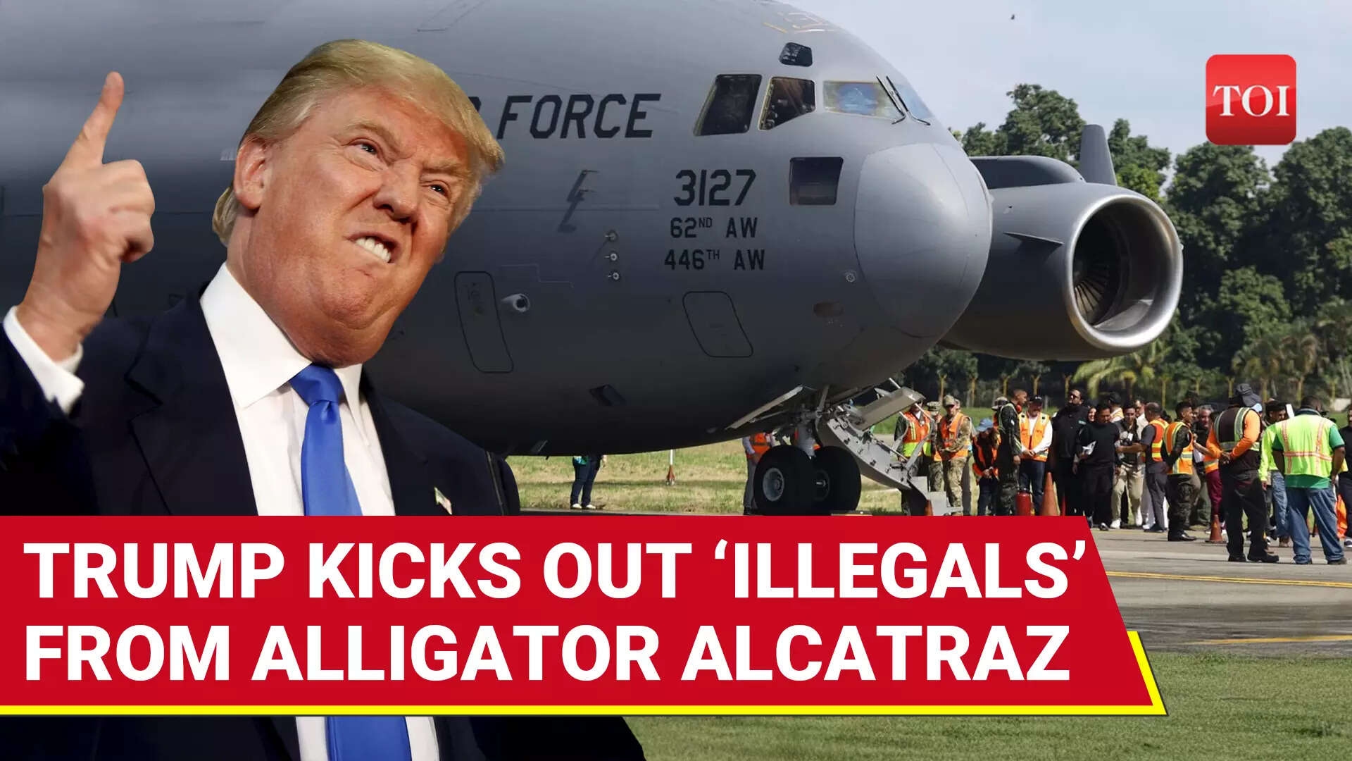 Trump Admin Deports Nearly 100 ‘Illegal Aliens' From Alligator Alcatraz In First 3 Flights