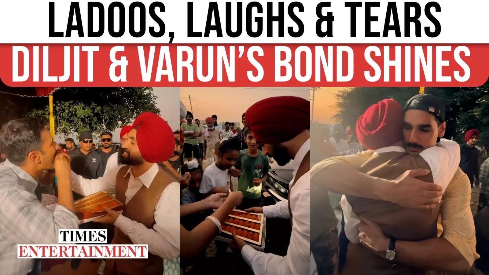 Diljit Celebrates Wrap on ‘Border 2' Sets by Distributing Sweets; Varun Gets Emotional